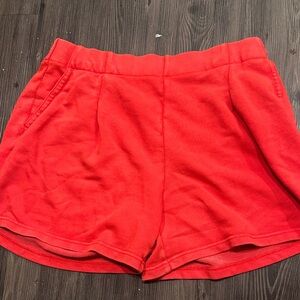 Aerie Red Women's Casual Pull-On Shorts Large